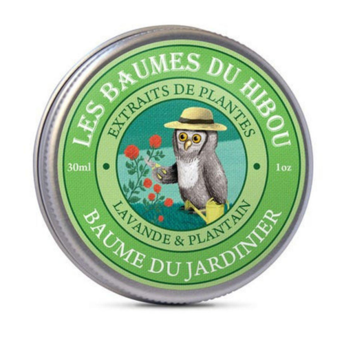 Visuel 1 du produit Baume du jardinier bio apaisant et réparateur pour mains Les baumes du Hibou - 30 ml