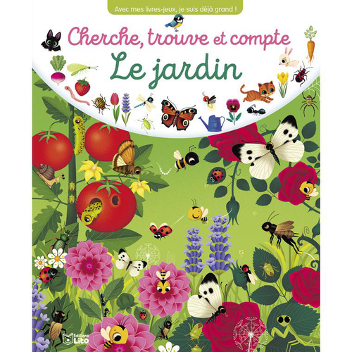 Visuel 1 du produit Cherche, trouve, et compte “Le jardin” Editions Lito