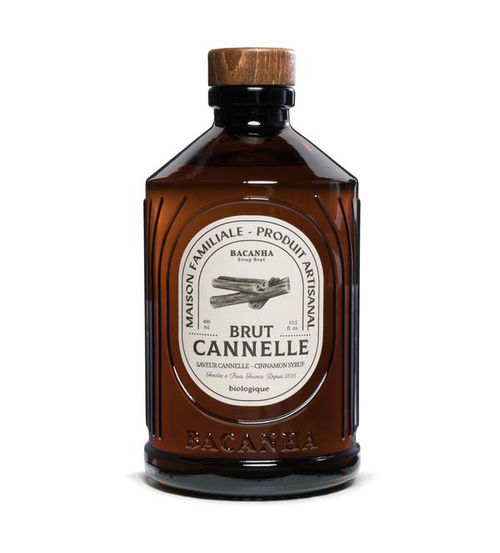 Visuel 1 du produit Sirop cannelle brut bio Bacanha - 400 ml