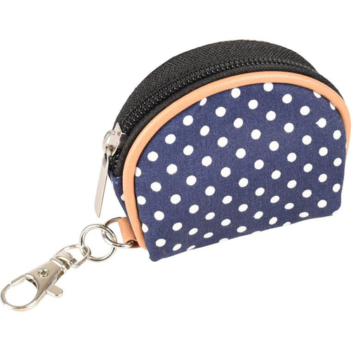 Visuel 1 du produit Distributeur de sacs à déjection coloris bleu en tissu Flamingo