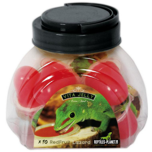 Visuel 1 du produit Complément alimentaire pour lézard goût fruits rouges Reptile Planet Vita Jelly Red Fruit Lizzard - x 10 dosettes