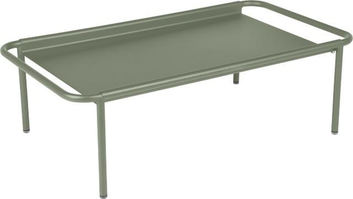 Visuel 1 du produit Table basse Coolside coloris vert en acier Fermob - 115 x 63 cm