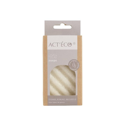 Visuel 1 du produit Éponge Konjac corps nature Art Eco – 1 pièce