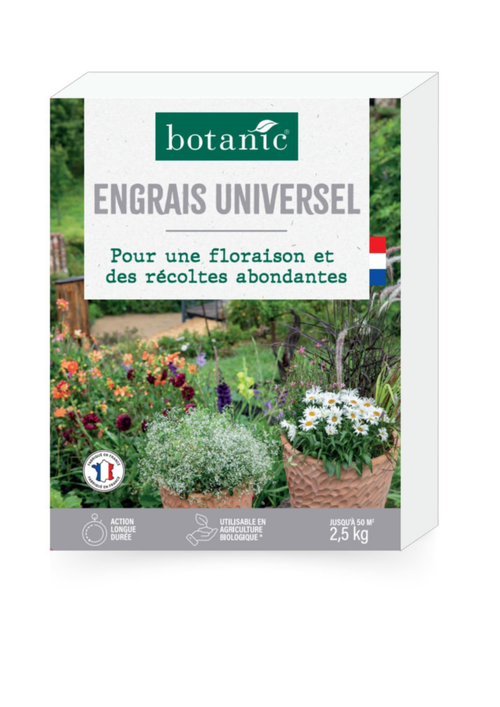 Visuel 1 du produit Engrais universel en boîte botanic® - 2,5 kg