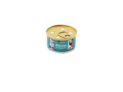 Visuel 1 du produit Pâtée pour chat adulte mousse de canard Bubimex Gustav - 85 g