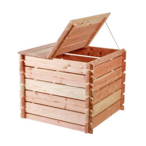 Visuel 1 du produit Composteur basic simple en bois Mon Petit Potager 90 x 90 cm - 438 L