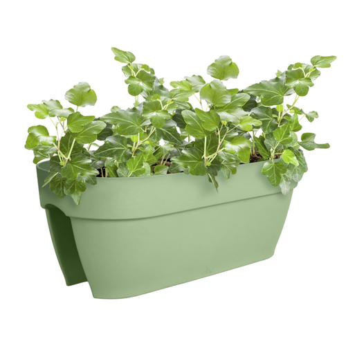 Visuel 6 du produit Balconnière en polypropylène vert pistache Elho Vibia Campana Flower Bridge - 59 x 26 x 22 cm