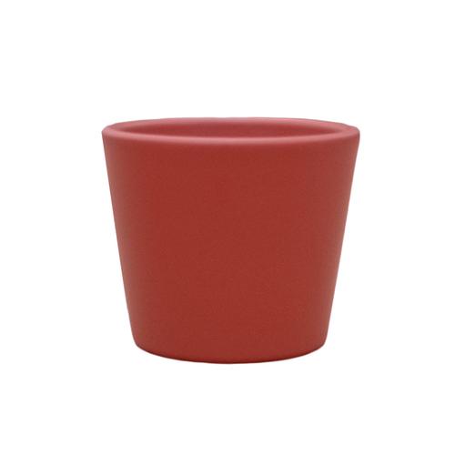 Visuel 1 du produit Cache-pot en céramique Baby coloris cayenne Fresh Baby C6 - Ø 7 x H 6 cm