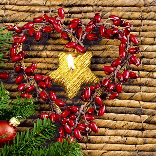 Visuel 1 du produit 20 serviettes 3 plis Xmas heart - 33 x 33 cm