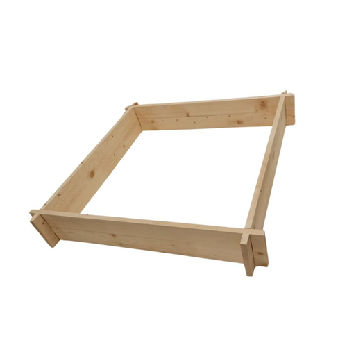 Visuel 3 du produit Potager carré en bois de sapin PEFC - 90 x 90 x 16 cm