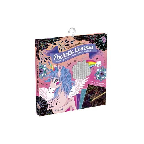Visuel 1 du produit Le livre " Pochette licornes - nouvelle edition " aux Éditions Grund Jeunesse