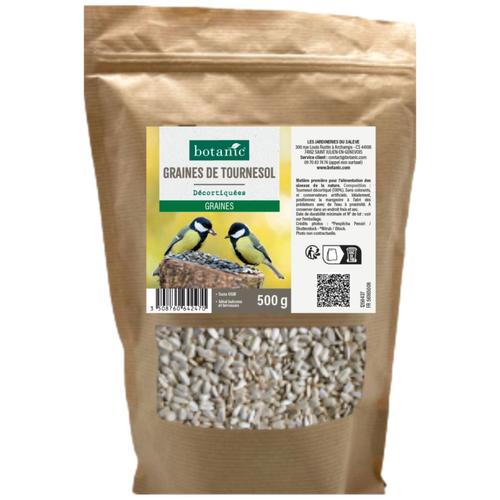 Visuel 1 du produit Graines de tournesol décortiquées pour oiseaux botanic® - 500 g