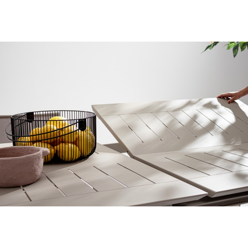 Visuel 8 du produit Table de jardin extensible Bizzotto Konnor Rastin - 160/240 x 100 cm