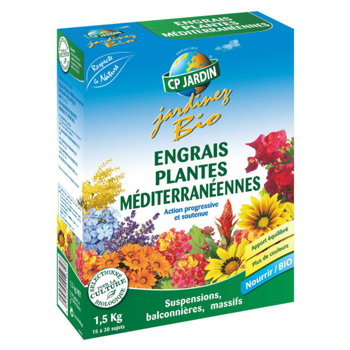 Visuel 1 du produit Engrais plantes méditerranéennes CP Jardin jardinez bio - 1,5 kg