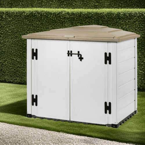 Visuel 1 du produit Coffre de jardin en résine résistant, GAROFALO - capacité 1005L