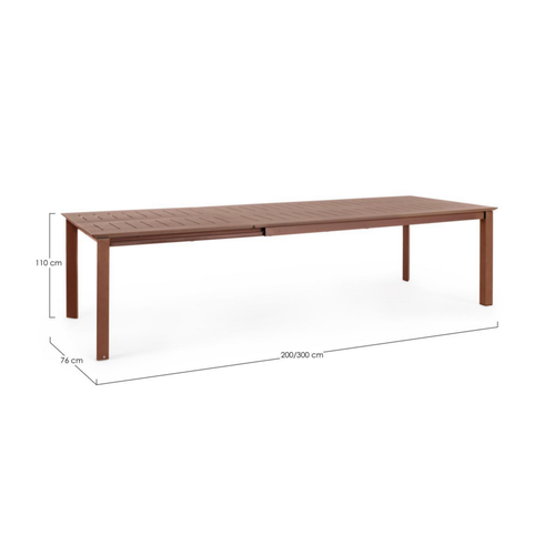 Visuel 3 du produit Table de jardin extensible Bizzotto Konnor Barn - 200/300 x 110 x 76 cm