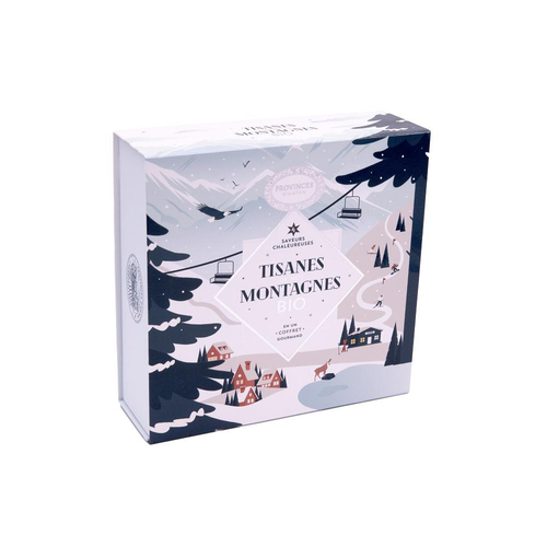 Visuel 1 du produit Coffret des montagnes 4 saveurs tisanes bio Provence d'Antan - 36 g