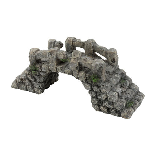 Visuel 1 du produit Décoration pour aquarium coloris gris Pont en pierre Aquatlantis - 19,8 x 6,8 x 8 cm