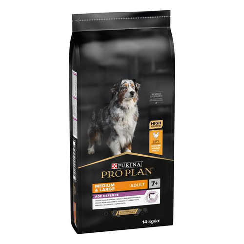 Visuel 1 du produit Croquette pour chien mature de taille moyenne au poulet Pro Plan - 14 kg