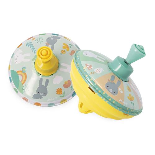 Visuel 5 du produit Toupie métal à motif lapins Janod