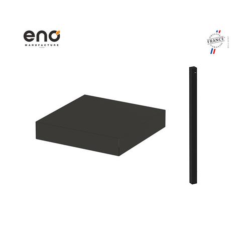 Visuel 1 du produit Plateau + Cornière d'Angle MODULO 35 cm Gris Cargo Eno
