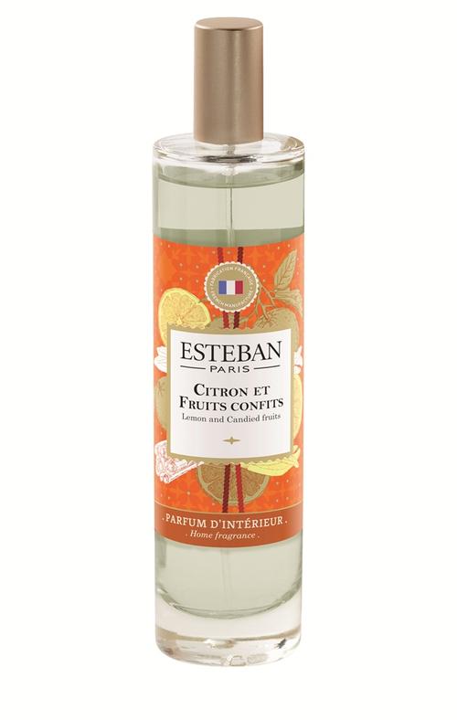 Visuel 1 du produit Vaporisateur de parfum d’intérieur Citron et fruits confits Estéban - 75 ml
