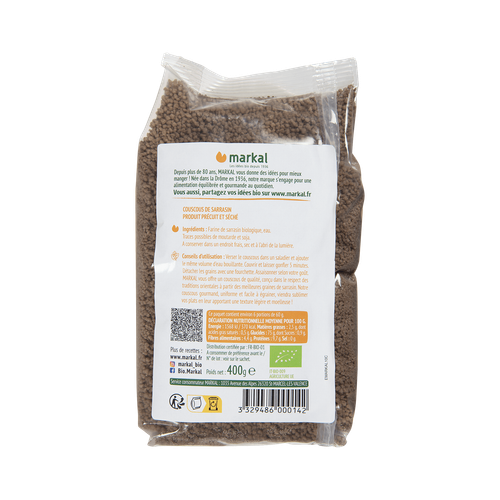 Visuel 2 du produit Couscous de sarrasin bio en sachet de 400 g