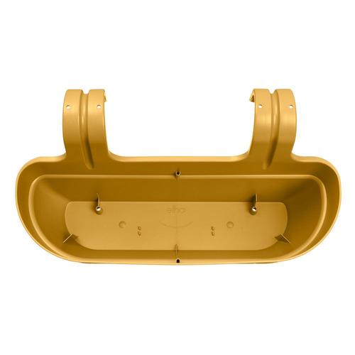 Visuel 5 du produit Pot easy hanger en plastique recyclé coloris jaune miel Elho Vibia Campana grand modèle - 26,5 x 24,1 x 24,1 cm