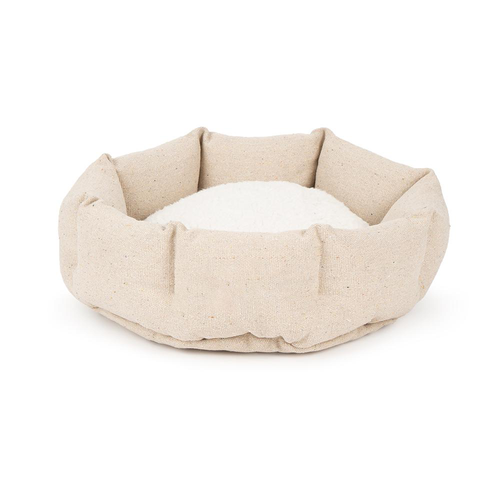 Visuel 1 du produit Corbeille pour chat en tissu beige Scruffs Eco Eden - 45 cm