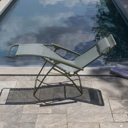 Visuel 5 du produit Fauteuil Relax R clip Colorblock Batyline® Moss tube Lafuma Mobilier - 68 x 88 x 115 cm