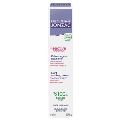Visuel 1 du produit Crème légère apaisante Reactive Control Eau Thermale Jonzac - 40 ml