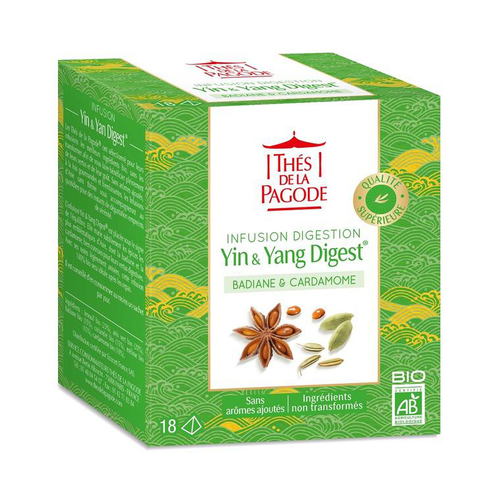 Visuel 1 du produit Infusion bio Yin et Yang Digest - 18 sachets