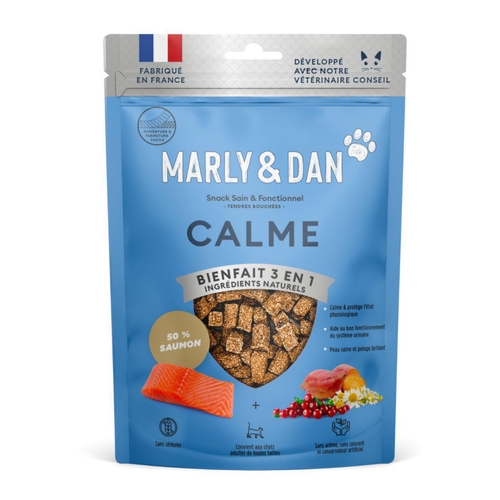 Visuel 1 du produit Friandises pour chat tendres bouchées calme Marly & Dan - 40 g