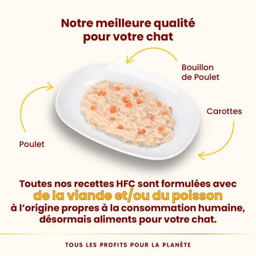 Visuel 3 du produit Pâtée pour chat complète HFC au poulet et carotte Almo Nature - 70 g