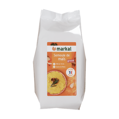 Visuel 1 du produit Semoule de maïs grosse bio en sachet de 500 g