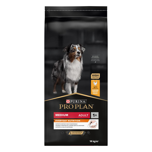 Visuel 2 du produit Croquette pour chien adulte de taille moyenne au poulet Pro Plan - 14 kg