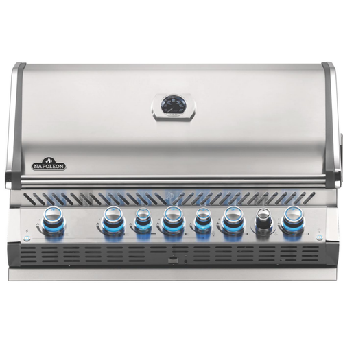 Visuel 1 du produit Barbecue gaz encastrable en inox Napoléon Bipro 665 5 brûleurs - 106 x 65 x 43 cm