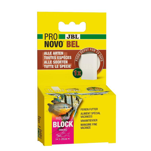 Visuel 1 du produit Aliment de vacances complet pour poissons tropicaux d'eau douce JBL Bloc Holiday