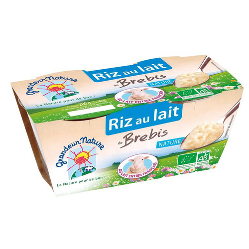 Visuel 1 du produit Riz au lait de brebis - 2 x 100 g