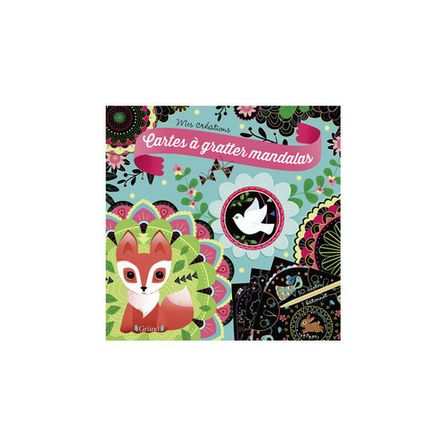 Visuel 1 du produit Le livre " Cartes a gratter mandalas " aux Éditions Grund Jeunesse