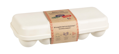 Visuel 1 du produit Boîte de 10 oeufs Coquille Naturel coloris beige Ah Table ! - 120 g