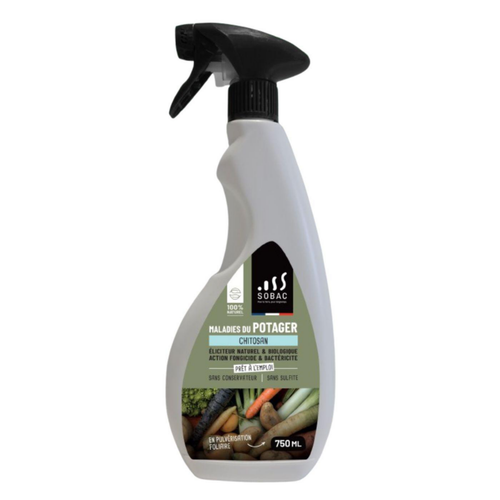 Visuel 1 du produit Éliciteur naturel et biologique maladies du potager 100 % naturel Sobac - 750 ml