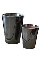 Visuel 1 du produit Pot Sydney coloris métal H 29 x Ø 25 cm