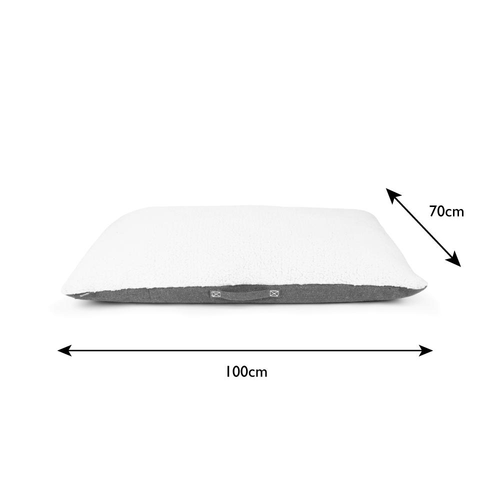 Visuel 4 du produit Couchage pour chien coloris gris coussin Scruffs Eco Eden - Taille L 100 x 70 cm