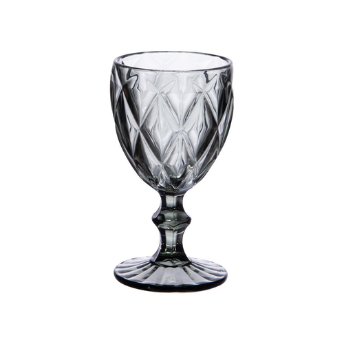Visuel 1 du produit Verres à pied en verre gris Diamond - 6 x 250 ml