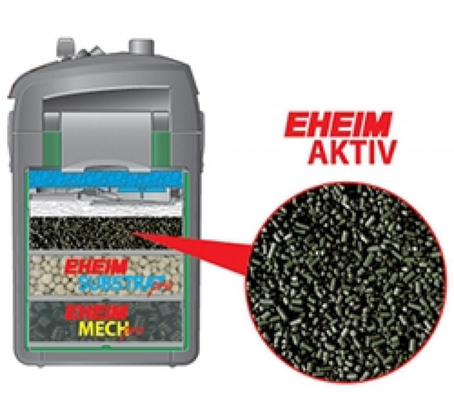 Visuel 2 du produit Charbon actif et filet, 2L 1120g, EHEIM AKTIV