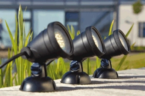 Visuel 3 du produit Kit d'éclairage pour bassin 3 spots LED - OASE LunAqua Classic - 3L