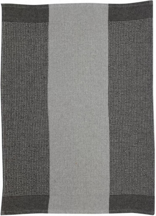 Visuel 1 du produit Torchon recyclé Na Finn coloris gris en coton - 50 x 70 cm