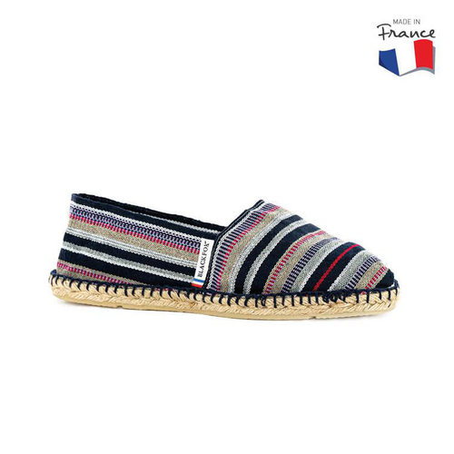 Visuel 1 du produit Espadrilles coloris rayé navy Blackfox Eneko - Pointure 38