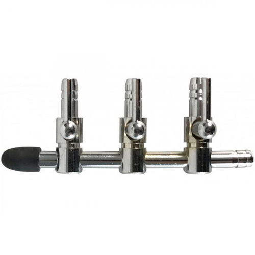 Visuel 2 du produit Robinet à air en acier, 3 sorties - AQUA NOVA